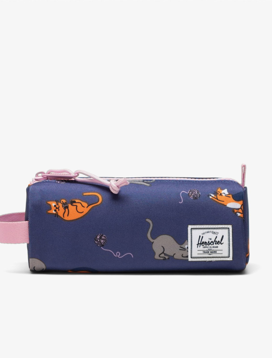 Herschel Settlement Playing Cats Çocuk Mavi Kalem Kutusu Herschel Settlement Playing Cats Çocuk Mavi Kalem Kutusu