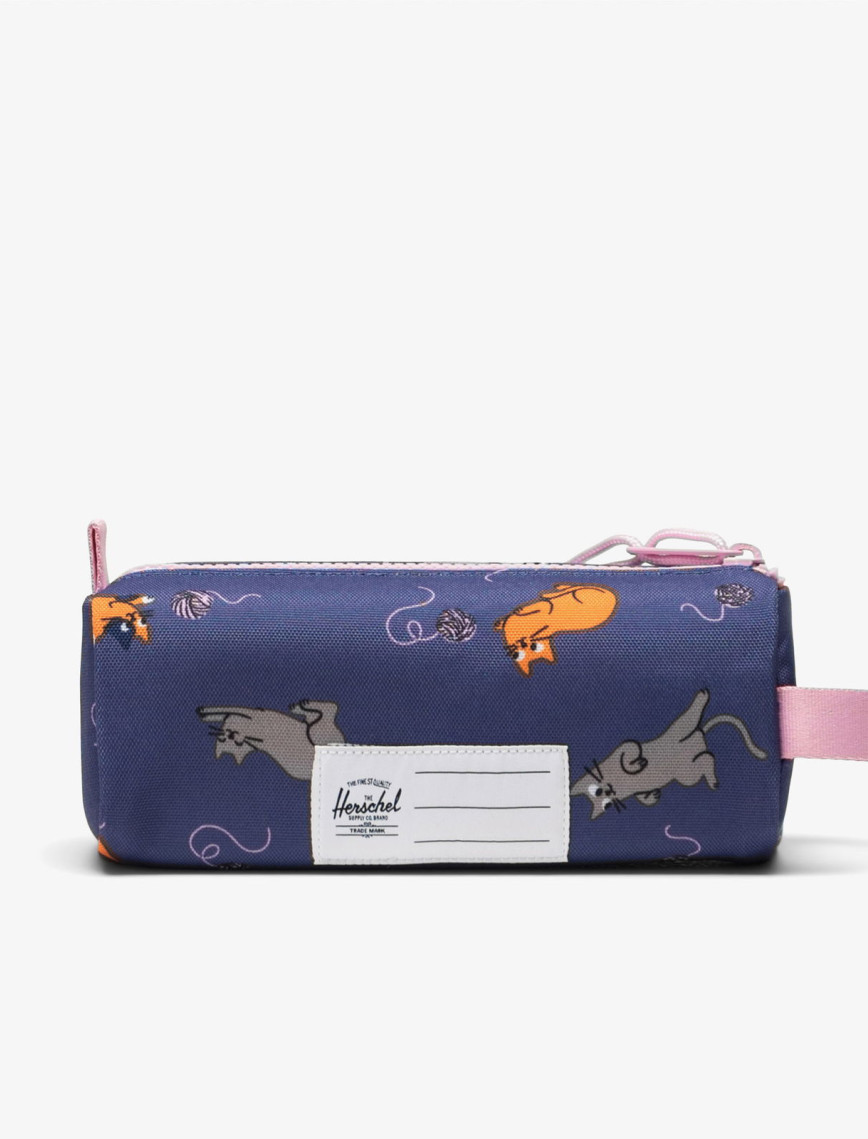 Herschel Settlement Playing Cats Çocuk Mavi Kalem Kutusu Herschel Settlement Playing Cats Çocuk Mavi Kalem Kutusu