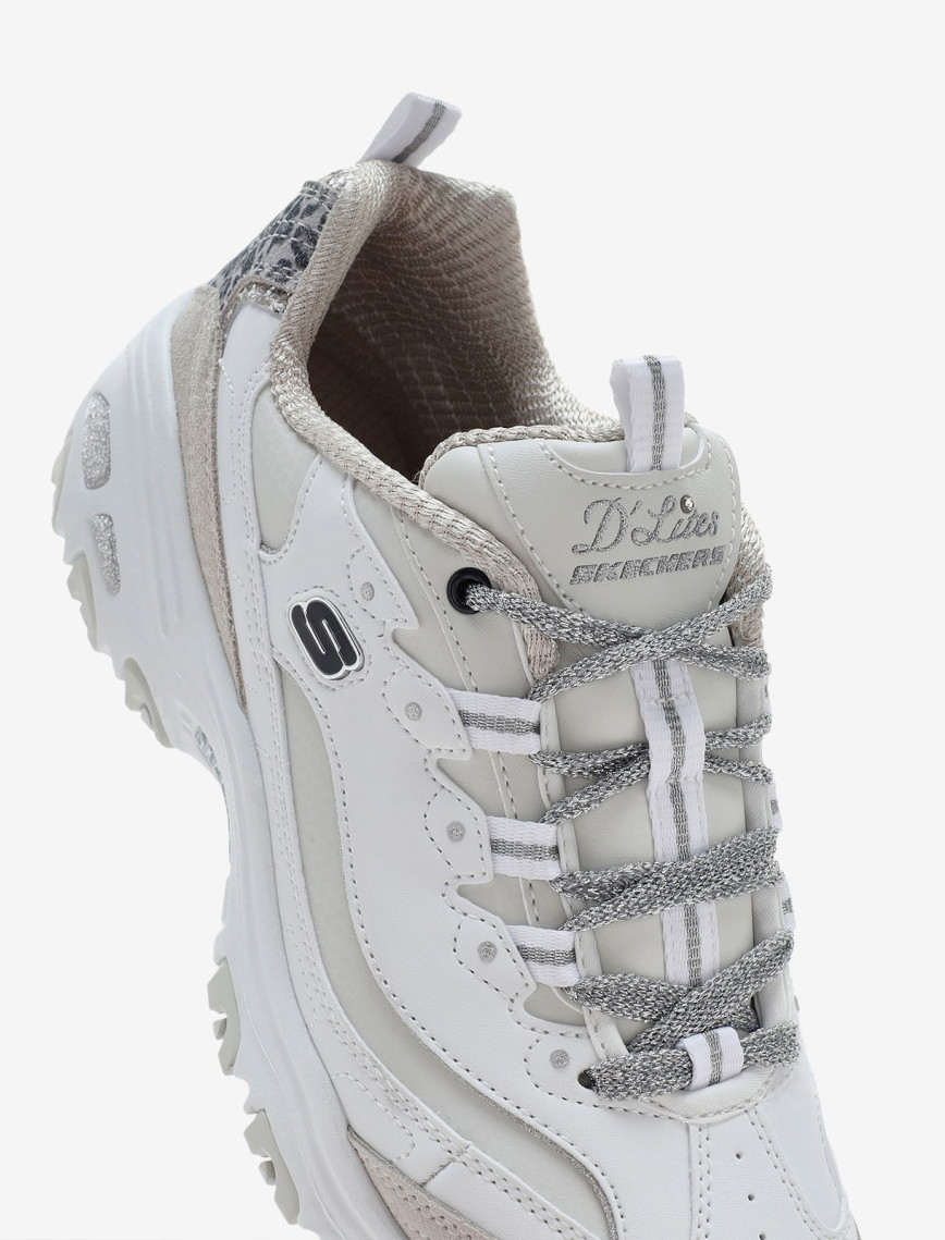 Skechers D'Lites Kadın Beyaz Spor Ayakkabı Skechers D'Lites Kadın Beyaz Spor Ayakkabı