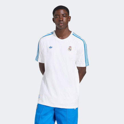 adidas Real Madrid Terrace Icons Erkek Beyaz T-Shirt adidas Real Madrid Terrace Icons Erkek Beyaz T-Shirt