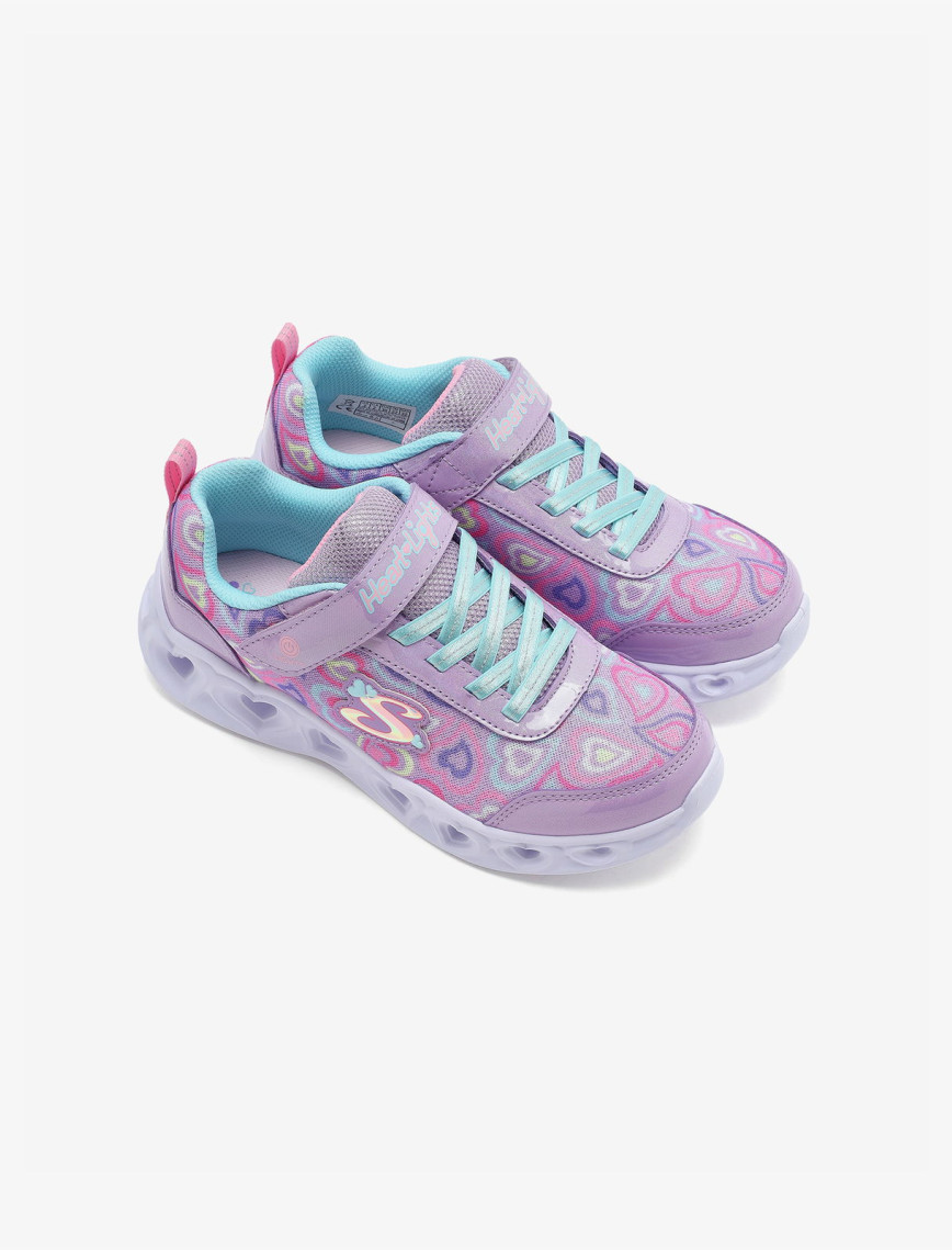 Skechers Heart Lights Boogie Love Çocuk Mor Işıklı Spor Ayakkabı