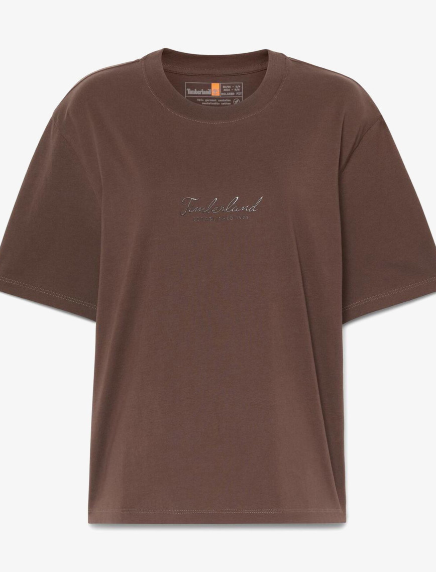 Timberland Lush Comfort Short-Sleeve Kadın Kahverengi T-Shirt Timberland Lush Comfort Short-Sleeve Kadın Kahverengi T-Shirt