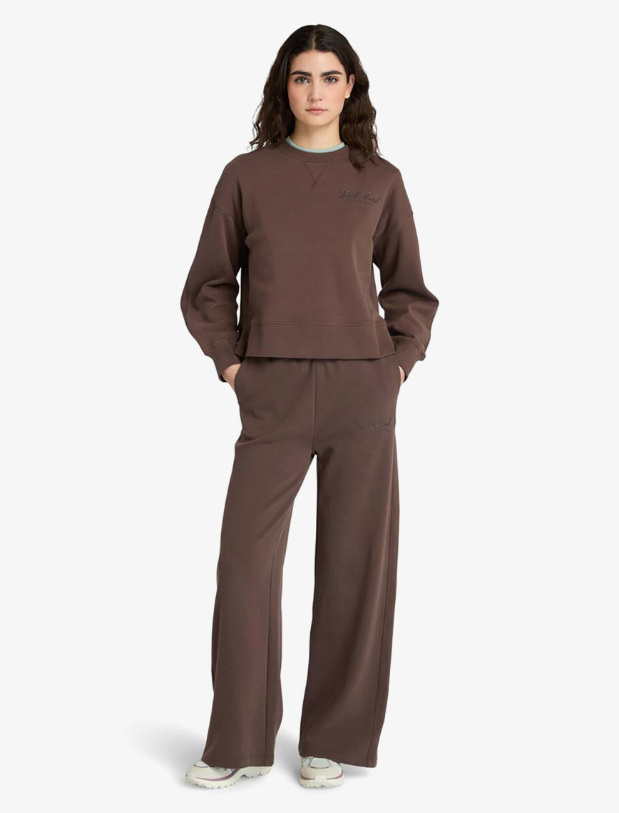 Timberland Lush Comfort Crew Kadın Kahverengi Sweatshirt Timberland Lush Comfort Crew Kadın Kahverengi Sweatshirt