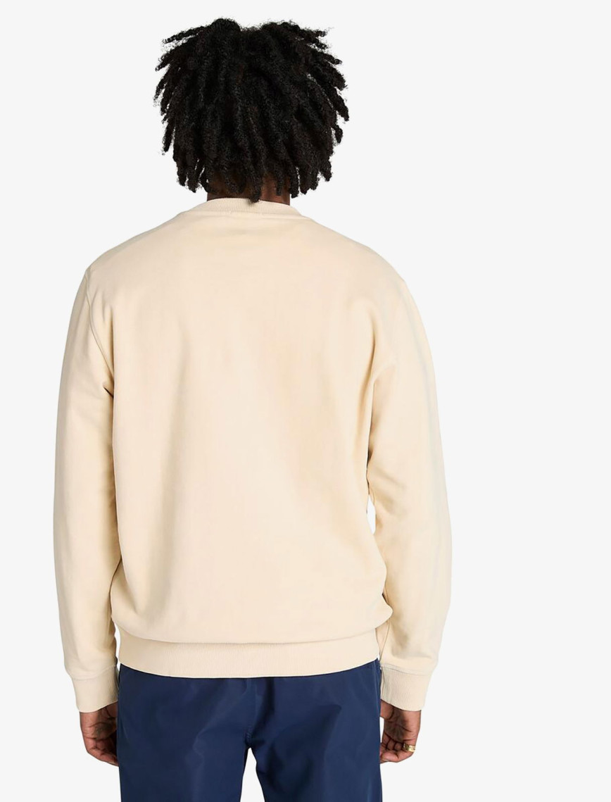 Timberland Three Patch Logo Erkek Bej Sweatshirt Timberland Three Patch Logo Erkek Bej Sweatshirt