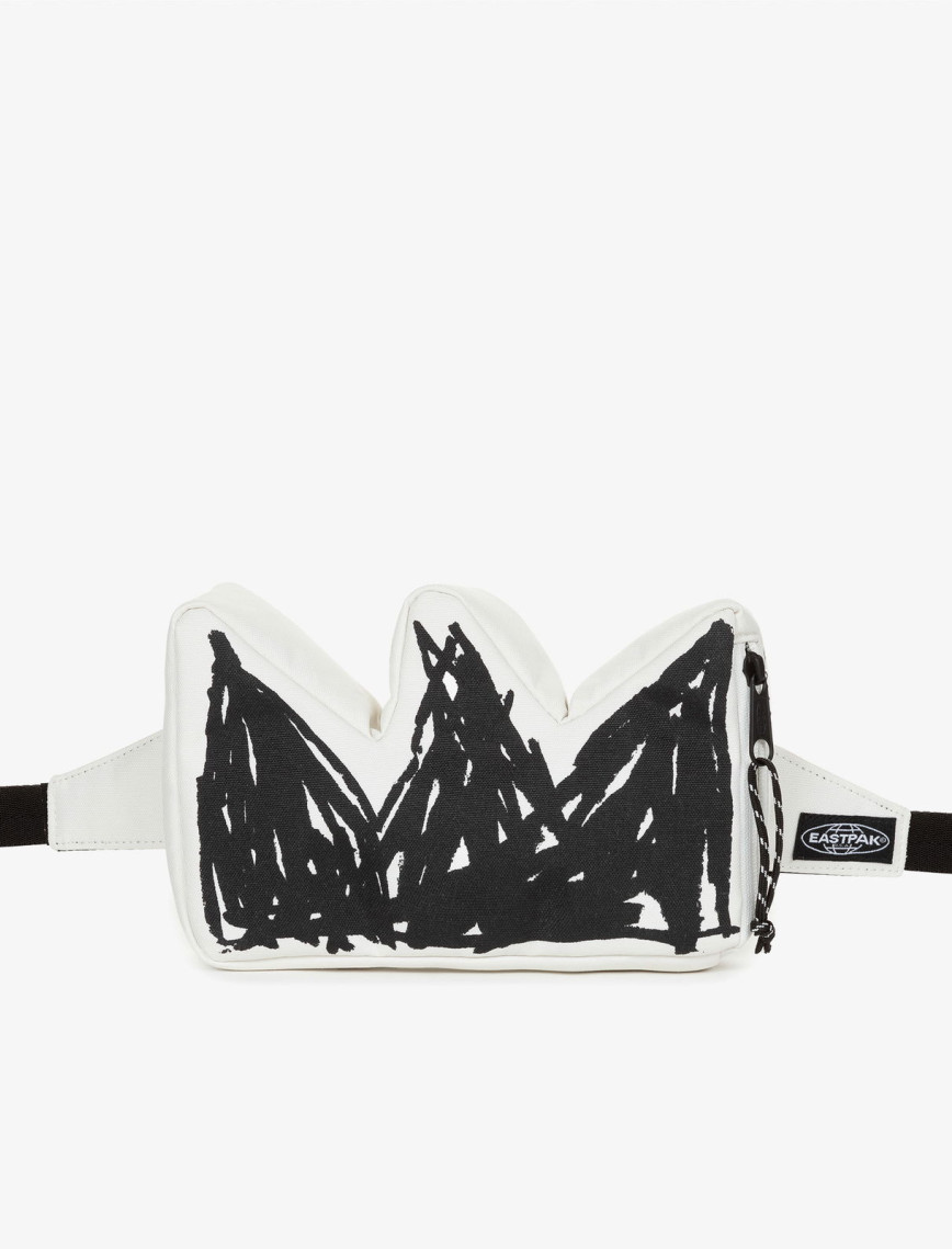 Eastpak Crown Bag Basquiat Unisex Beyaz Bel Çantası Eastpak Crown Bag Basquiat Unisex Beyaz Bel Çantası