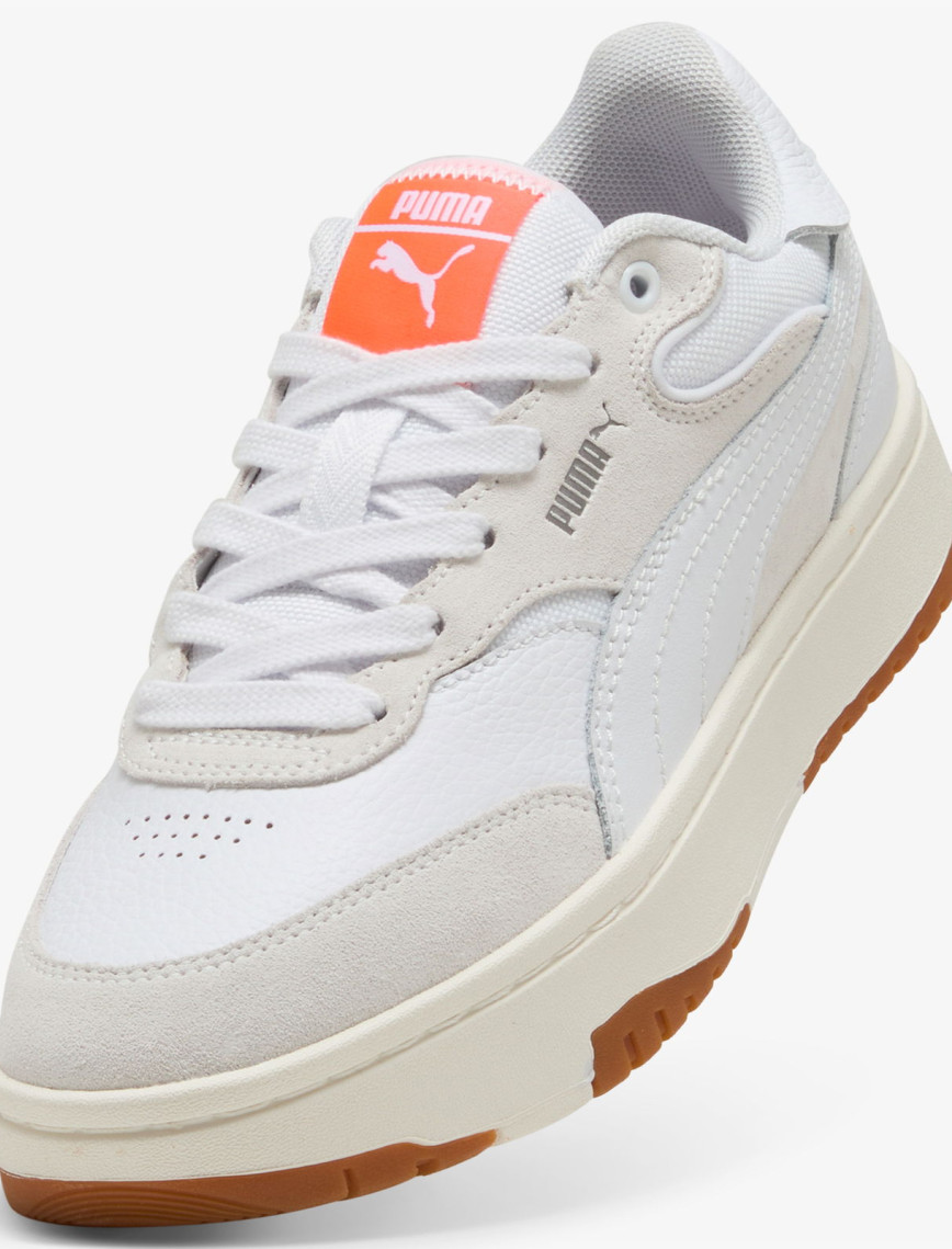 Puma Cali Sylva Vintage Kadın Beyaz Spor Ayakkabı Puma Cali Sylva Vintage Kadın Beyaz Spor Ayakkabı