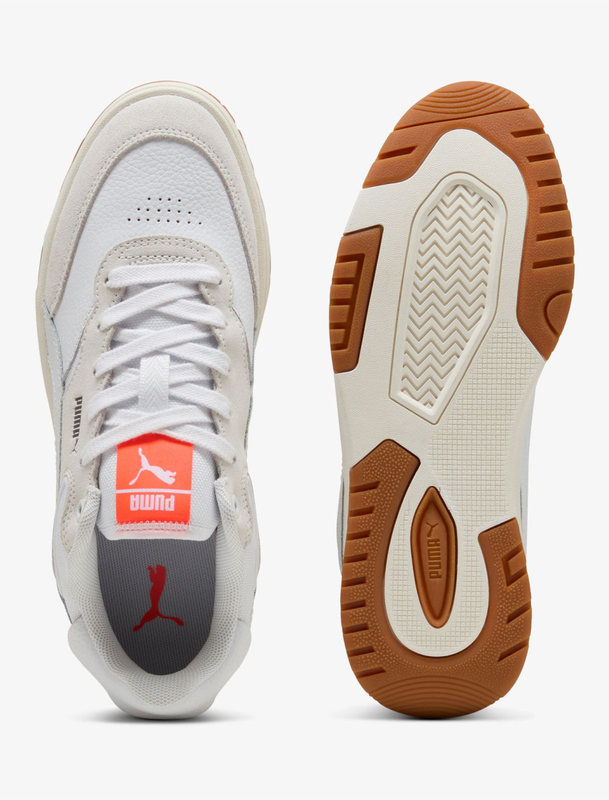 Puma Cali Sylva Vintage Kadın Beyaz Spor Ayakkabı Puma Cali Sylva Vintage Kadın Beyaz Spor Ayakkabı