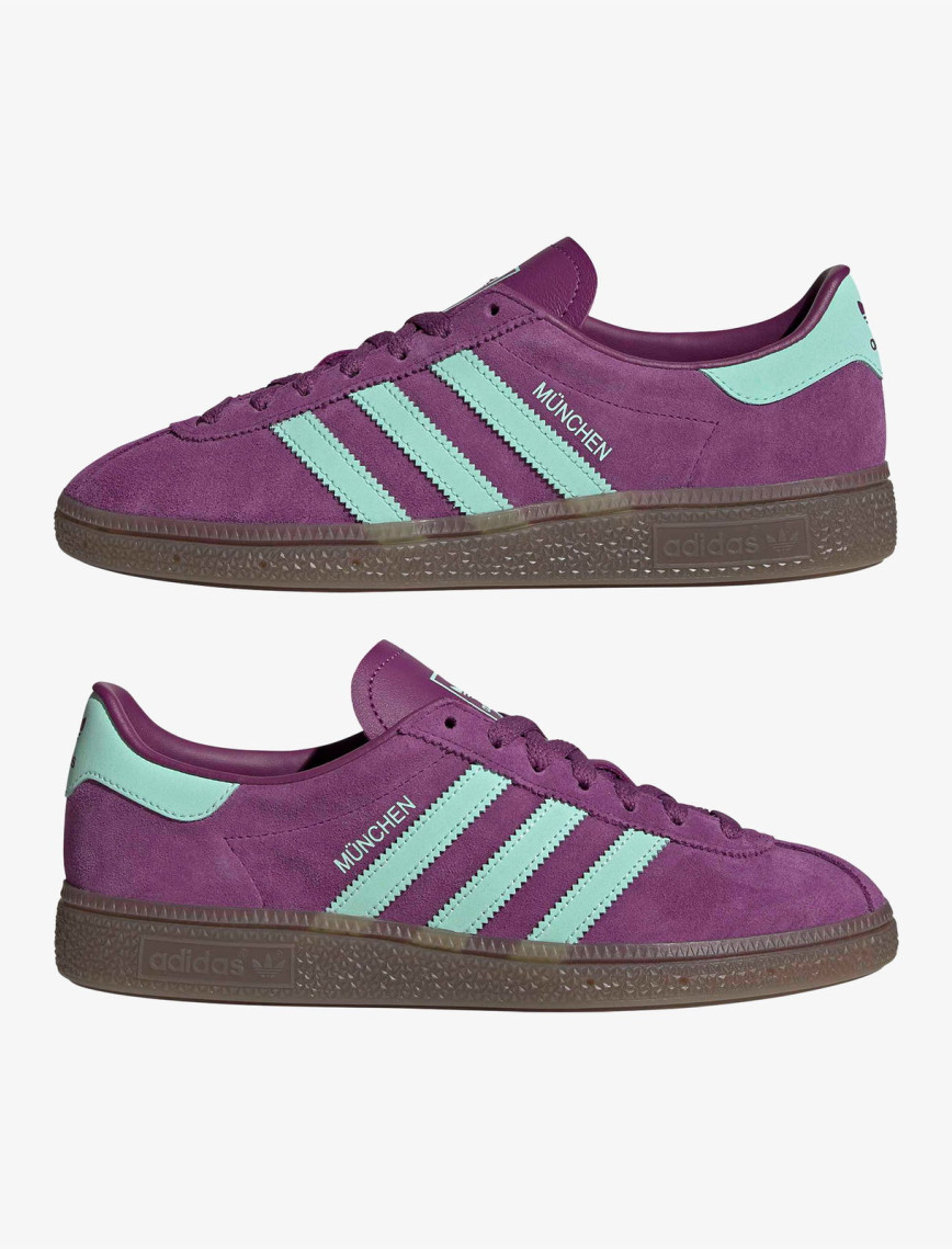 adidas Munchen Kadın Mor Spor Ayakkabı adidas Munchen Kadın Mor Spor Ayakkabı