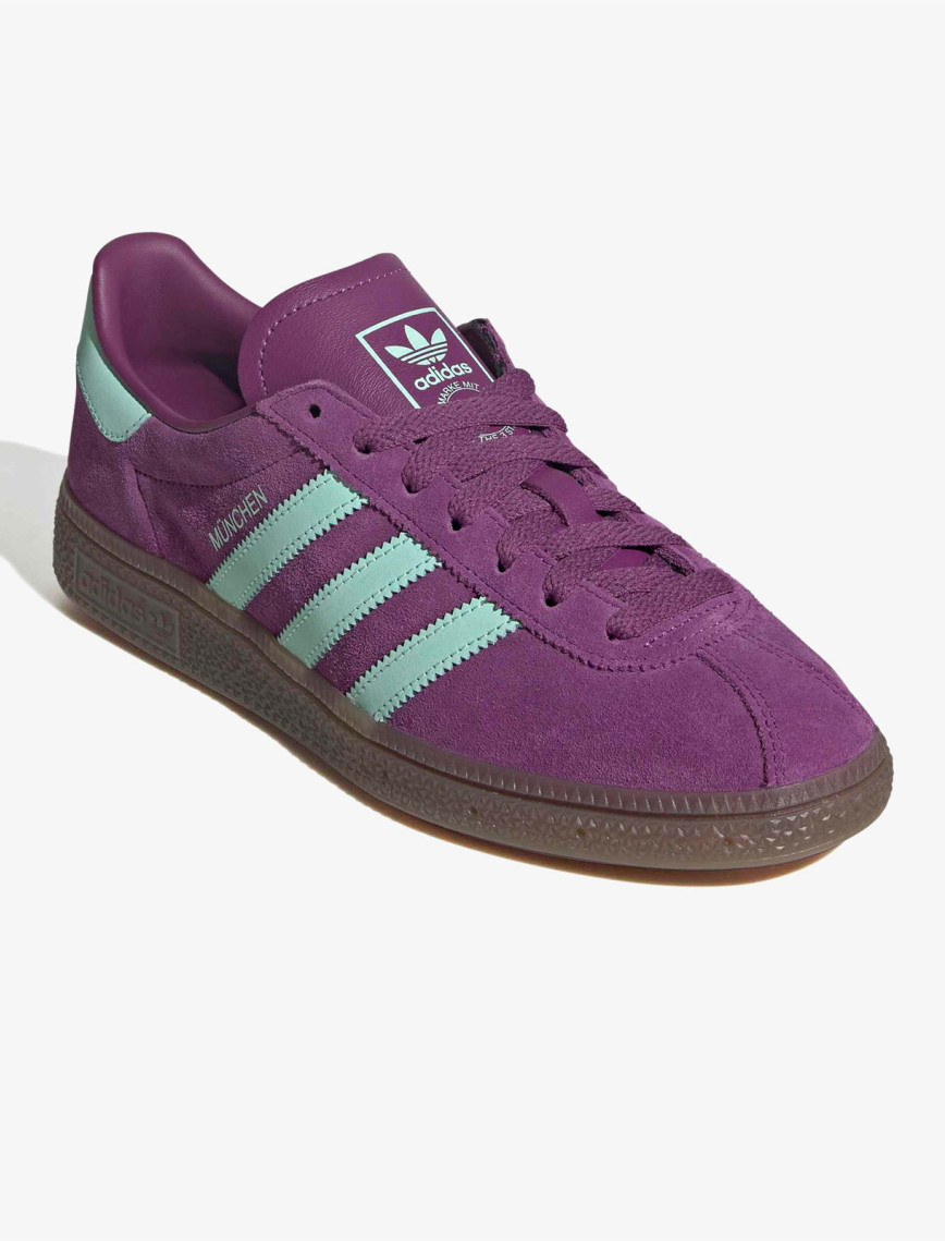 adidas Munchen Kadın Mor Spor Ayakkabı adidas Munchen Kadın Mor Spor Ayakkabı