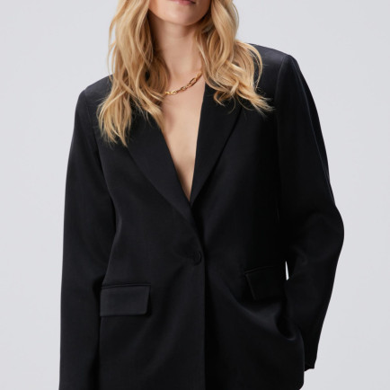 Network Kadın Siyah Cupro Ceket Network Kadın Siyah Cupro Ceket