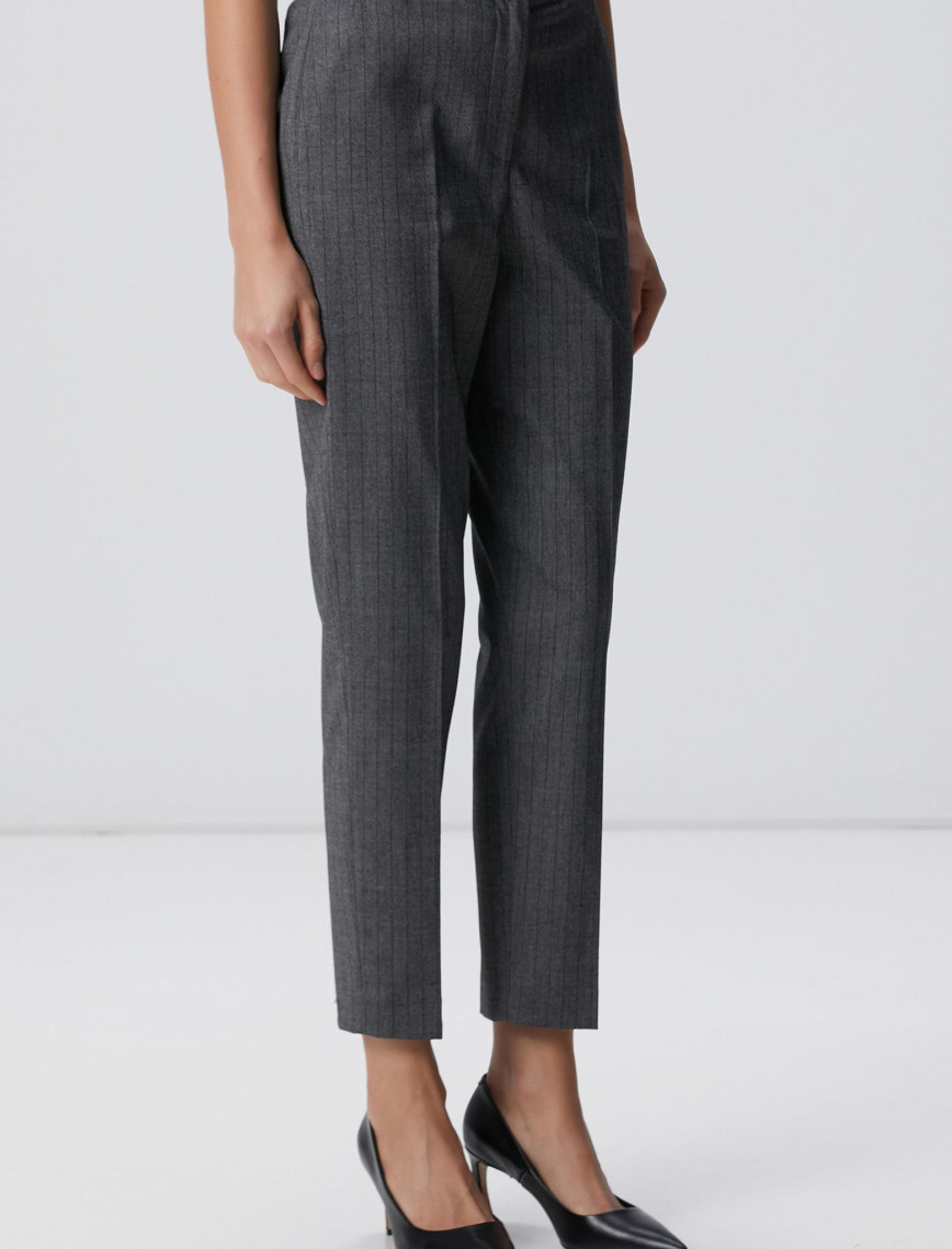 Network Kadın Antrasit Yün Karışımlı Pantolon Network Kadın Antrasit Yün Karışımlı Pantolon