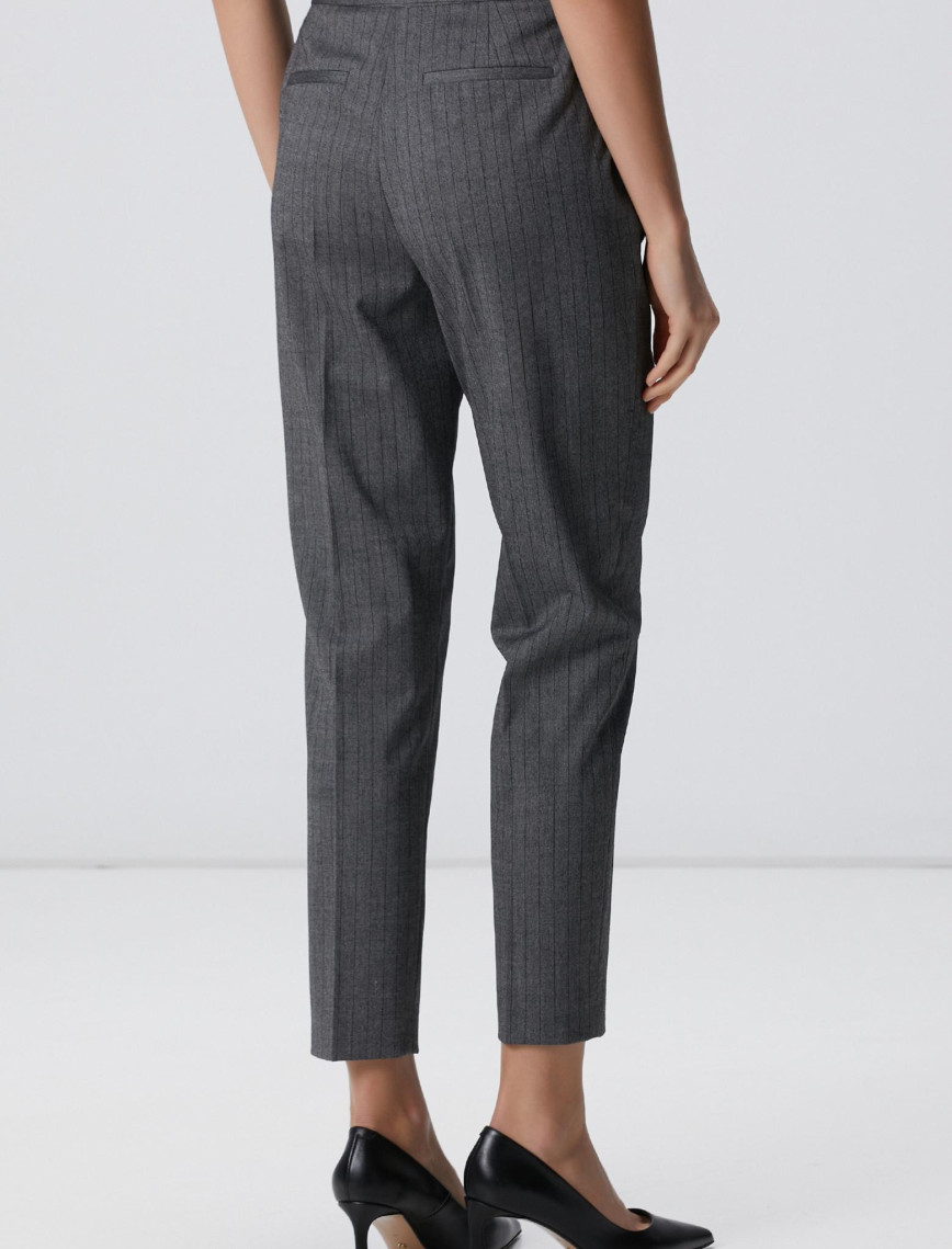 Network Kadın Antrasit Yün Karışımlı Pantolon Network Kadın Antrasit Yün Karışımlı Pantolon