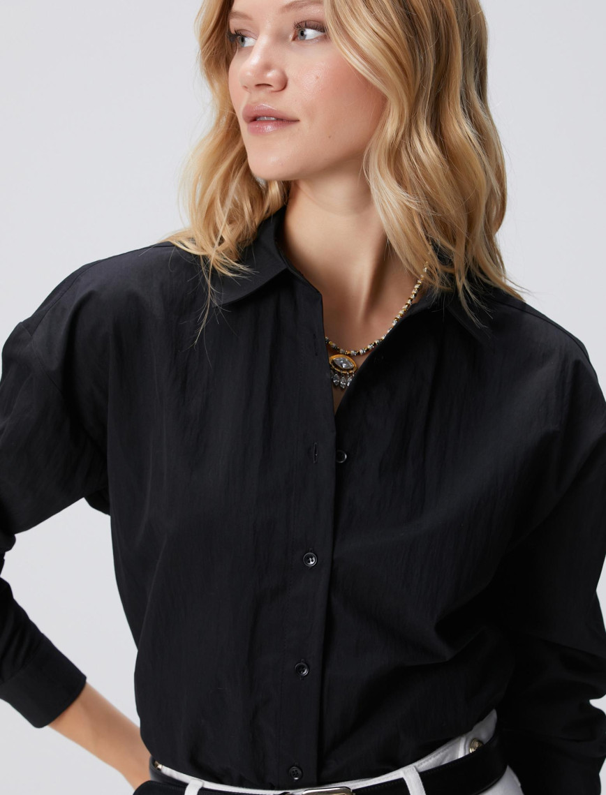 Network Kadın Siyah Gömlek Network Kadın Siyah Gömlek