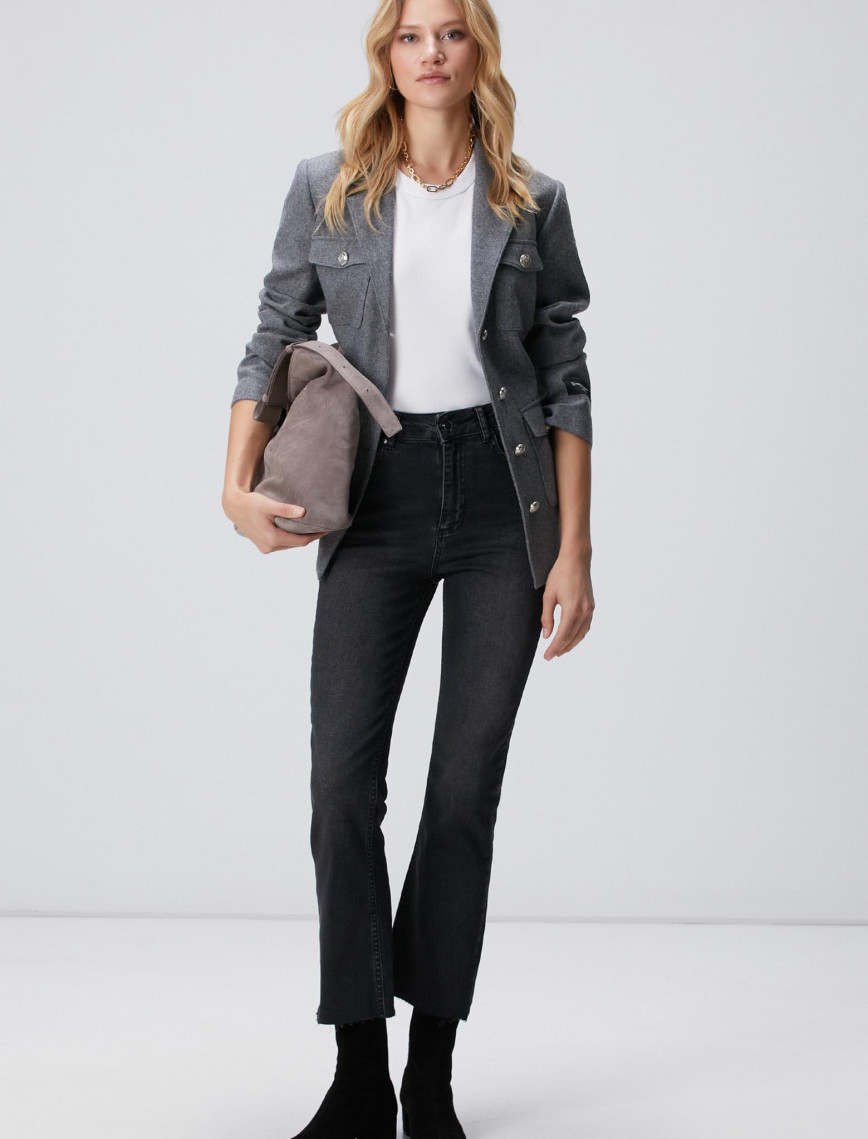 Network Kadın Antrasit Denim Pantolon Network Kadın Antrasit Denim Pantolon