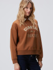 Network Kadın Camel Denim Yakalı Sweatshirt Network Kadın Camel Denim Yakalı Sweatshirt