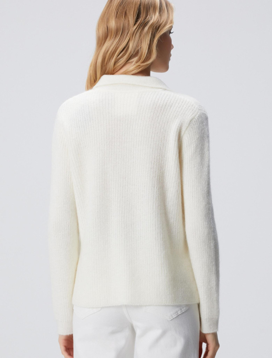 Network Kadın Kırık Beyaz Limited Yumuşak Dokulu Triko Kazak Network Kadın Kırık Beyaz Limited Yumuşak Dokulu Triko Kazak