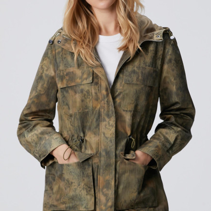 Network Kadın Haki N-Tech Desenli Mont Network Kadın Haki N-Tech Desenli Mont