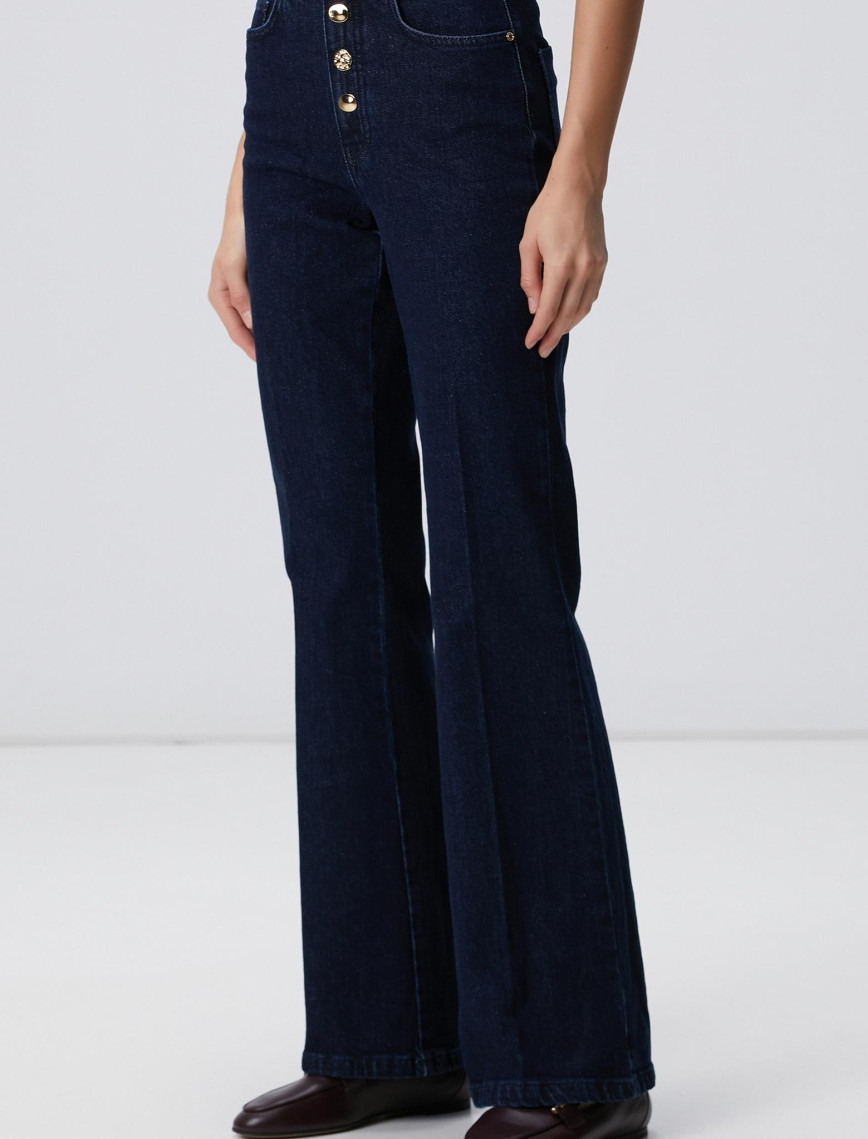 Network Kadın Indigo Denim Pantolon Network Kadın Indigo Denim Pantolon