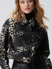 Network Kadın Bej Animal Print Desenli Mont Network Kadın Bej Animal Print Desenli Mont