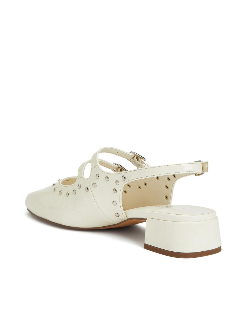 Divarese Kadın Kırık Beyaz Taşlı Babet Divarese Kadın Kırık Beyaz Taşlı Babet