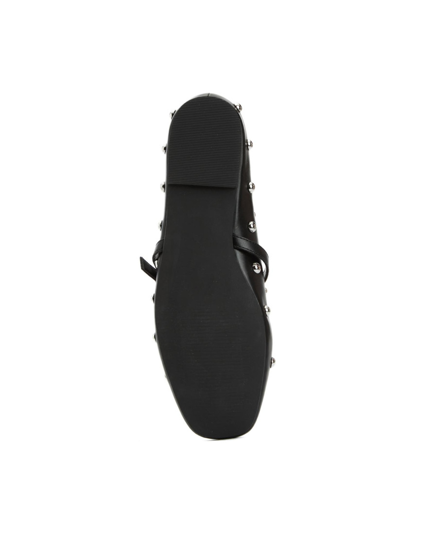 Divarese Kadın Siyah Taşlı Babet Divarese Kadın Siyah Taşlı Babet