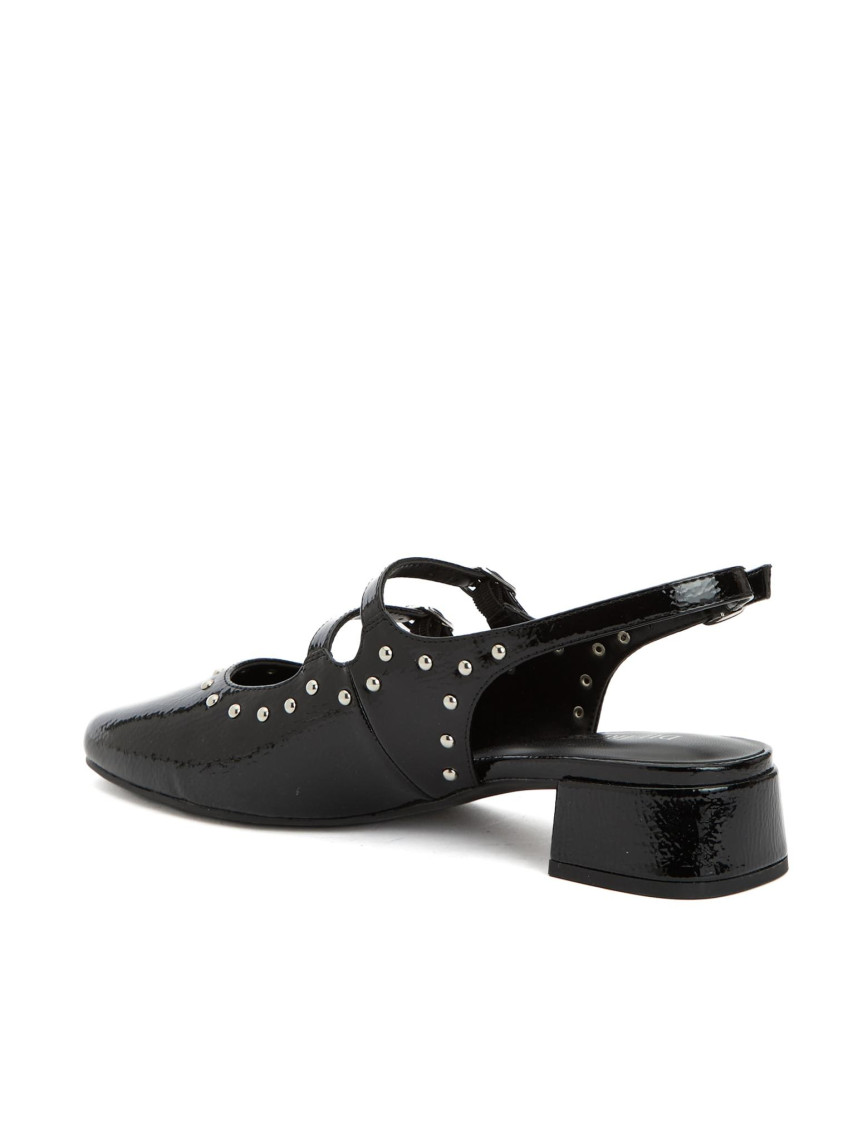 Divarese Kadın Siyah Taşlı Babet Divarese Kadın Siyah Taşlı Babet