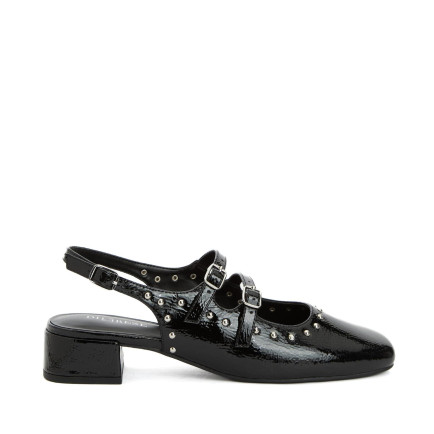 Divarese Kadın Siyah Taşlı Babet Divarese Kadın Siyah Taşlı Babet