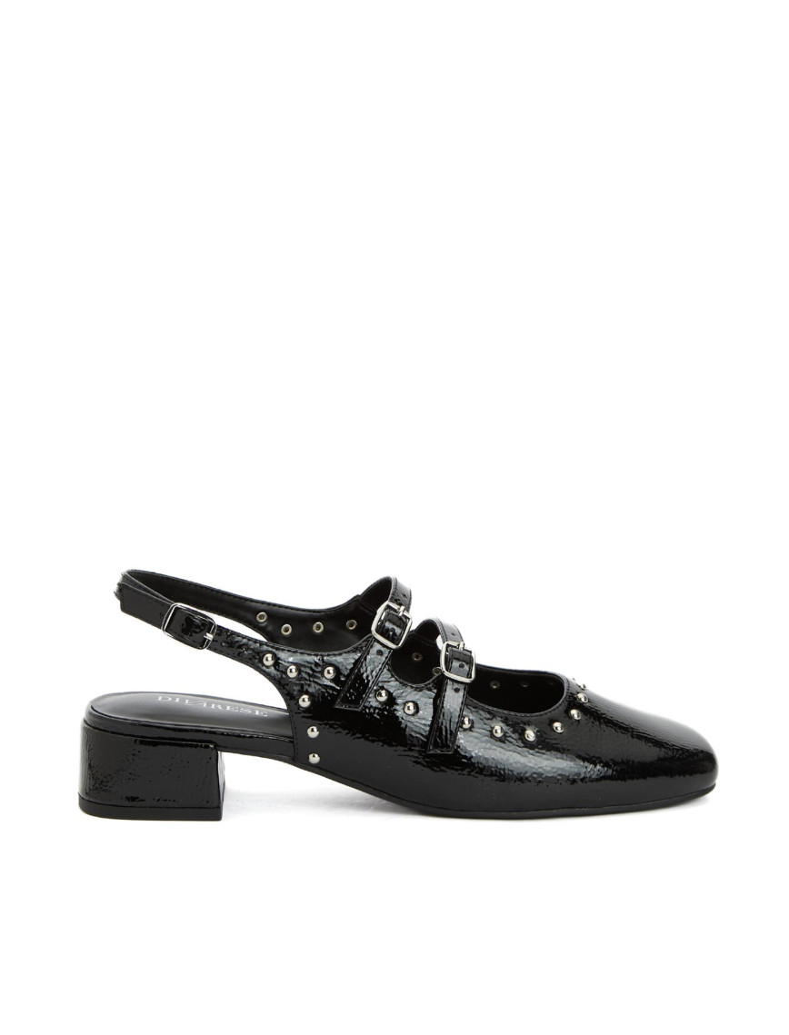 Divarese Kadın Siyah Taşlı Babet Divarese Kadın Siyah Taşlı Babet