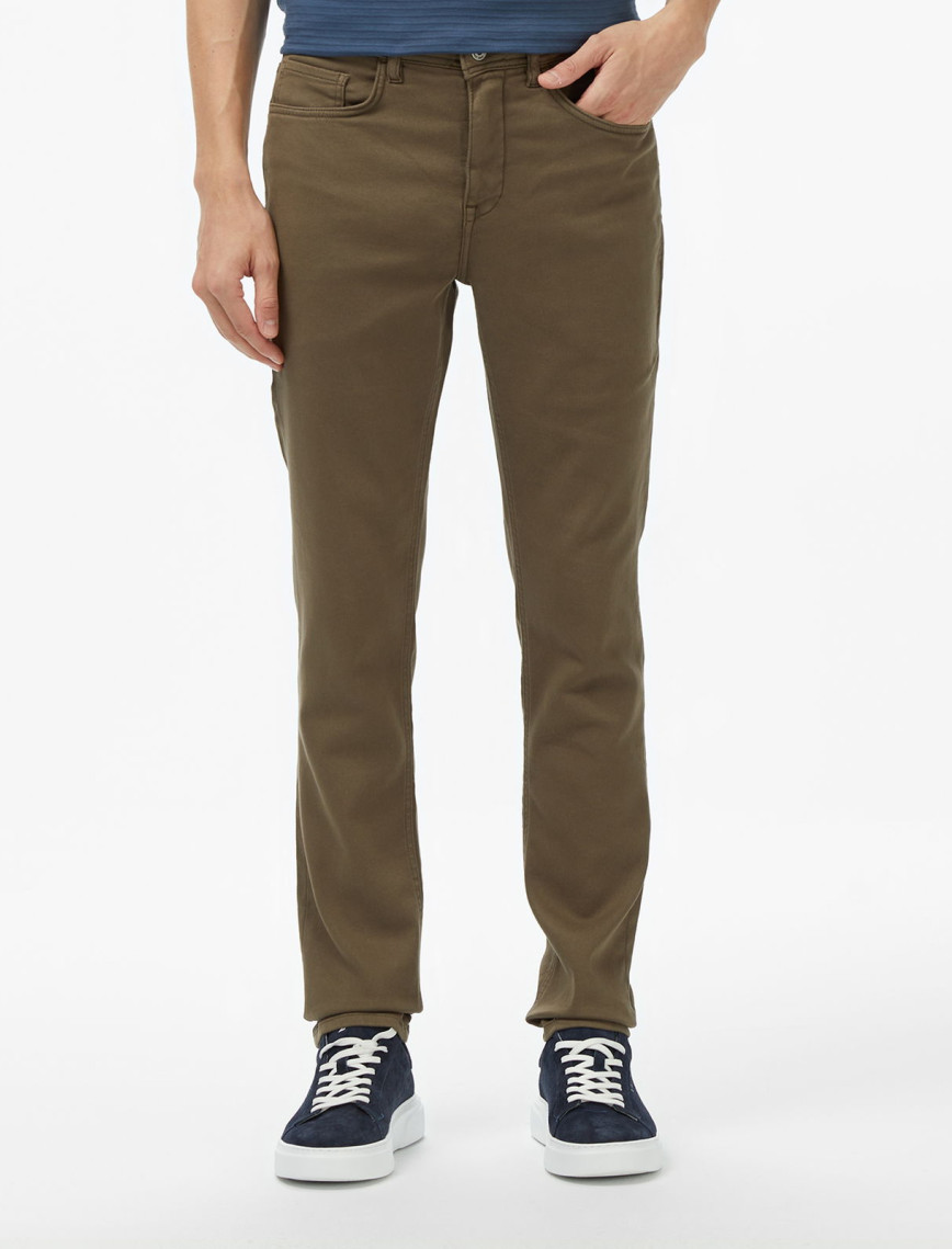 Nautica Erkek Kahverengi Slim Fit Pantolon