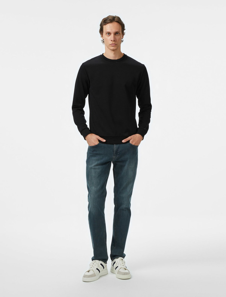 Nautica Erkek Siyah Classic Fit Sweatshirt Nautica Erkek Siyah Classic Fit Sweatshirt