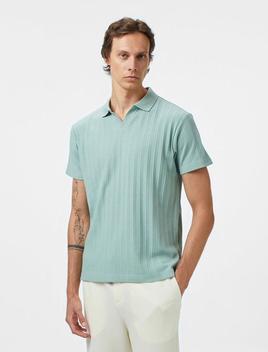 Nautica Erkek Krem Classic Fit Polo Yaka T-Shirt Nautica Erkek Krem Classic Fit Polo Yaka T-Shirt