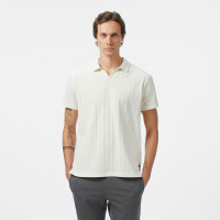 Nautica Erkek Krem Classic Fit Polo Yaka T-Shirt Nautica Erkek Krem Classic Fit Polo Yaka T-Shirt