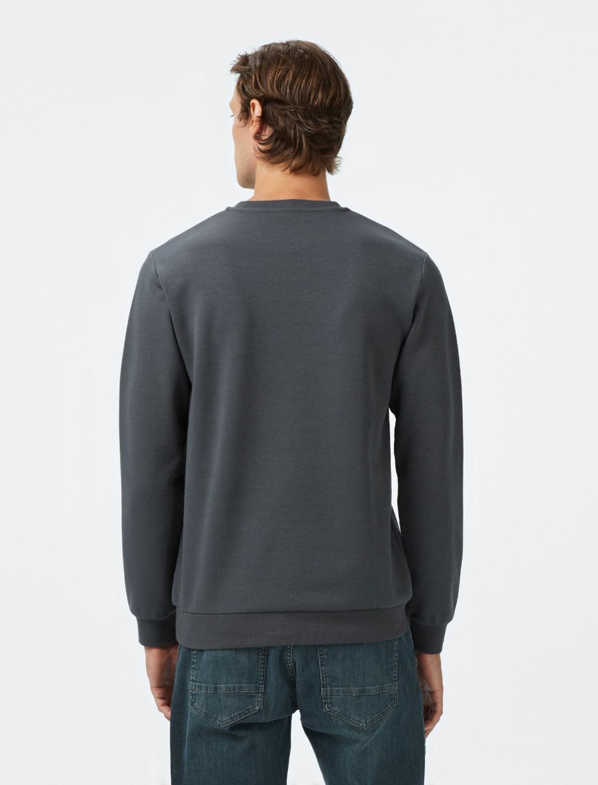 Nautica Erkek Gri Classic Fit Sweatshirt Nautica Erkek Gri Classic Fit Sweatshirt