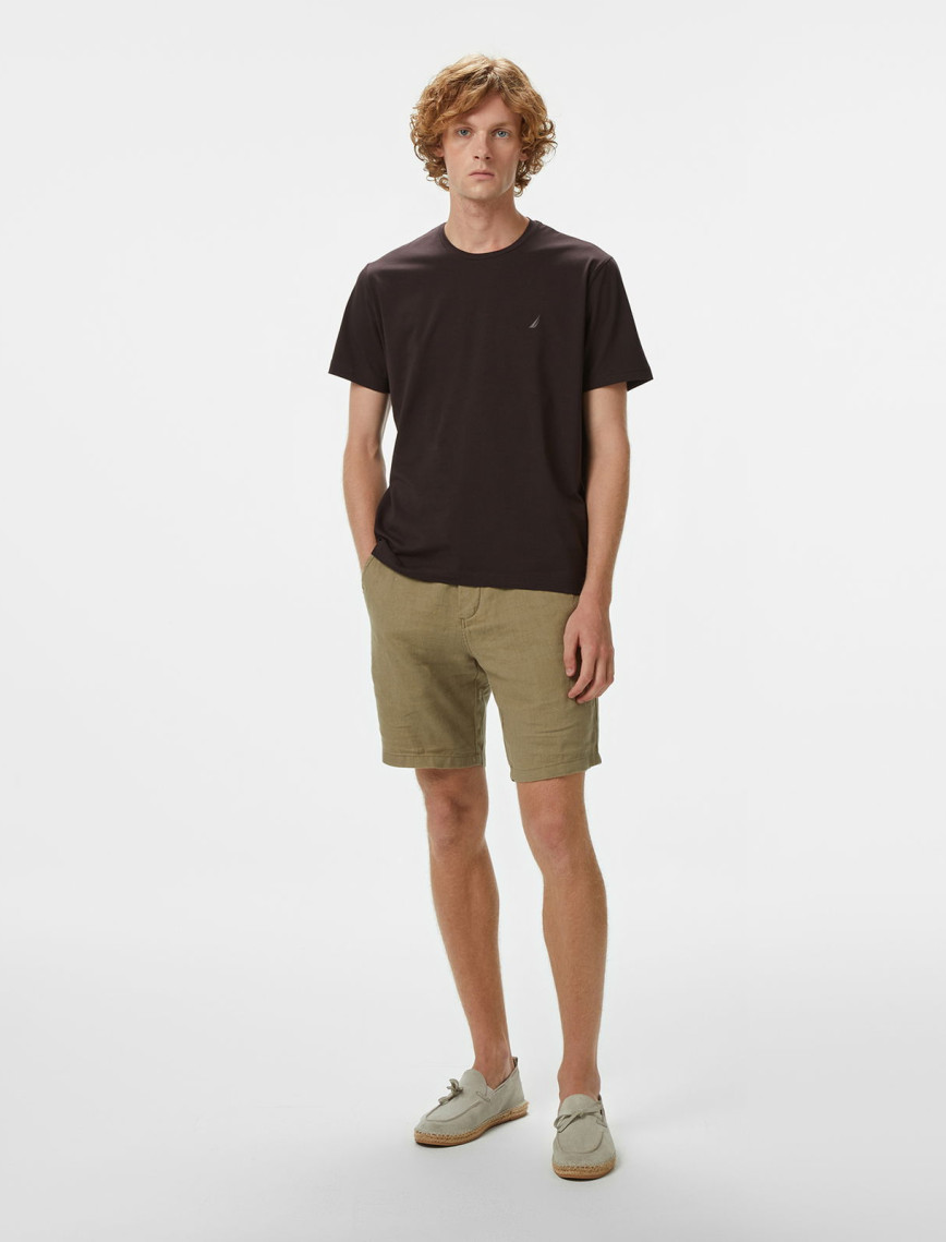 Nautica Erkek Kahverengi Classic Fit T-Shirt Nautica Erkek Kahverengi Classic Fit T-Shirt