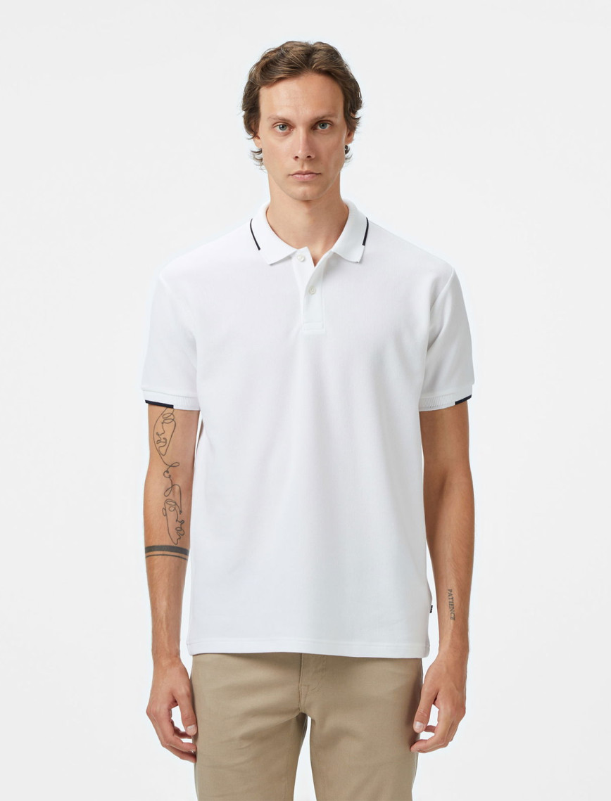 Nautica Erkek Beyaz Classic Fit Polo Yaka T-Shirt Nautica Erkek Beyaz Classic Fit Polo Yaka T-Shirt