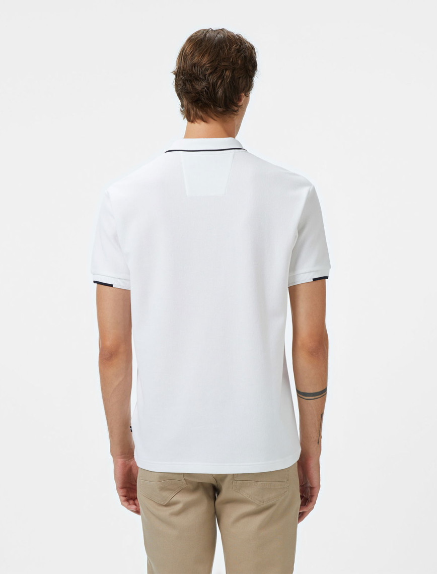 Nautica Erkek Beyaz Classic Fit Polo Yaka T-Shirt Nautica Erkek Beyaz Classic Fit Polo Yaka T-Shirt