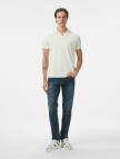 Nautica Erkek Krem Classic Fit Polo Yaka T-Shirt Nautica Erkek Krem Classic Fit Polo Yaka T-Shirt