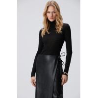 Network Kadın Siyah Yün Karışımlı Kazak Network Kadın Siyah Yün Karışımlı Kazak