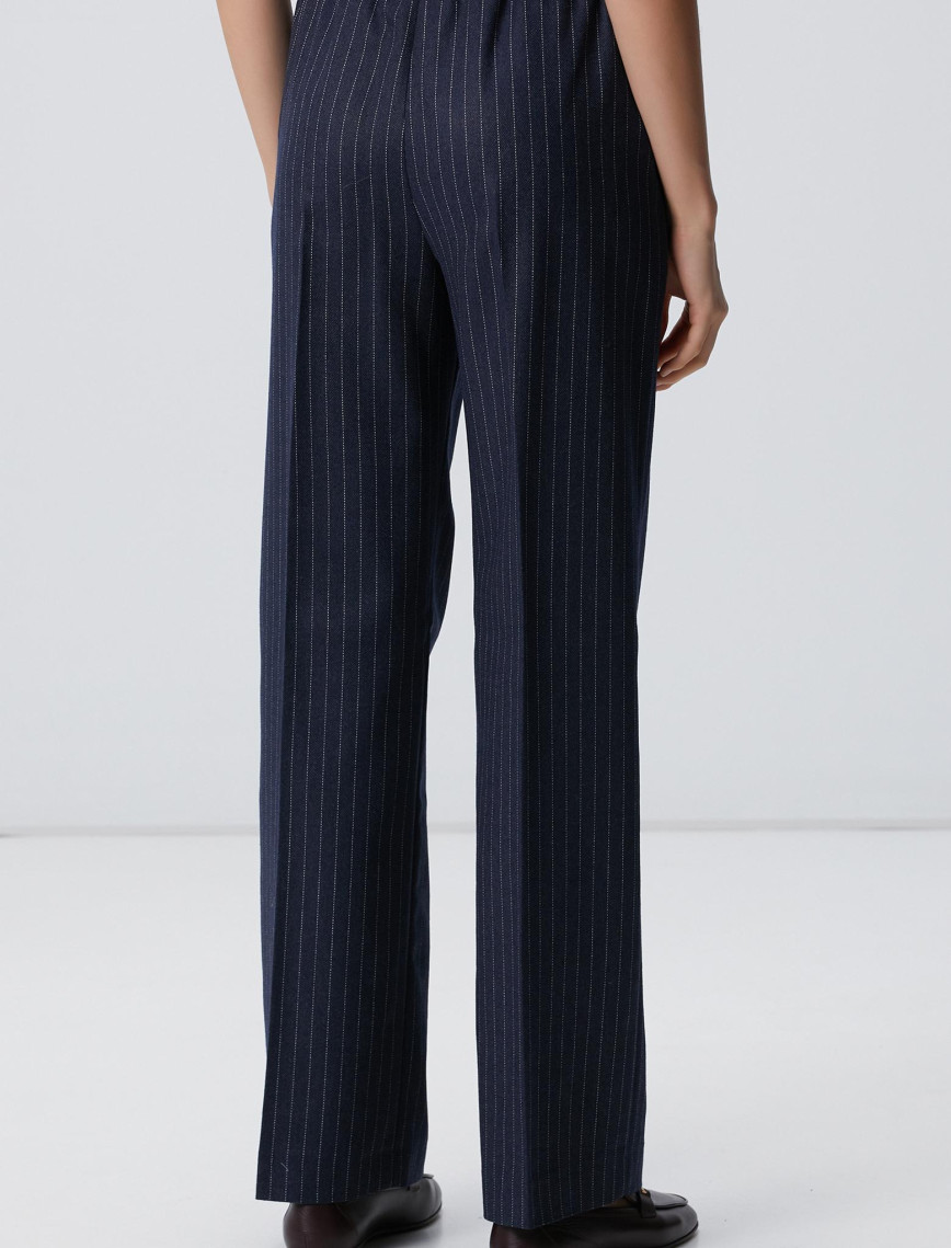 Network Kadın Lacivert Yün Mix Jogger Pantolon Network Kadın Lacivert Yün Mix Jogger Pantolon