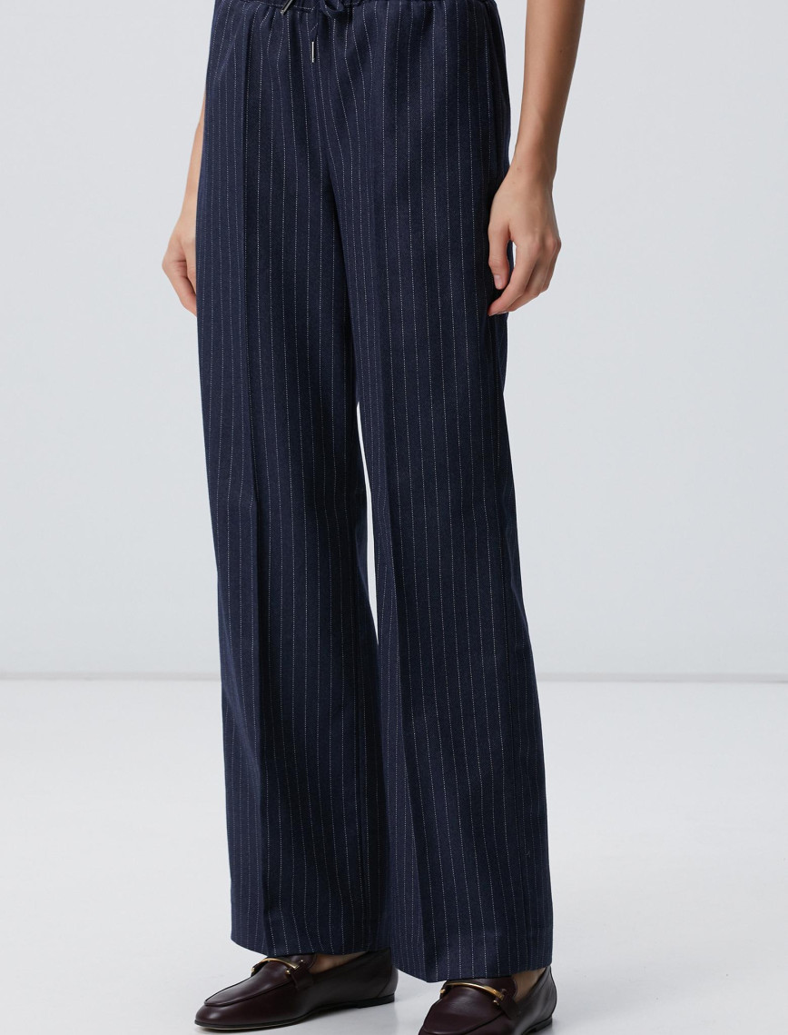 Network Kadın Lacivert Yün Mix Jogger Pantolon Network Kadın Lacivert Yün Mix Jogger Pantolon