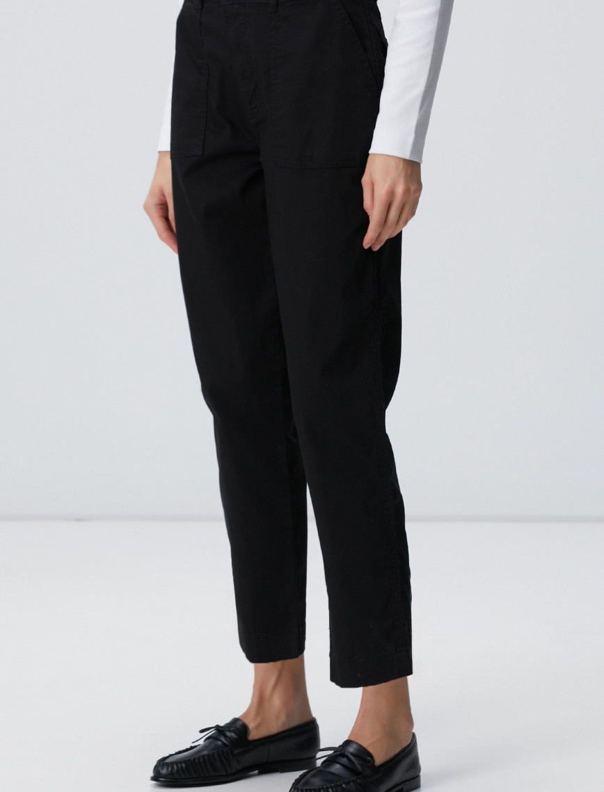 Network Kadın Siyah Boru Paça Casual Pantolon Network Kadın Siyah Boru Paça Casual Pantolon