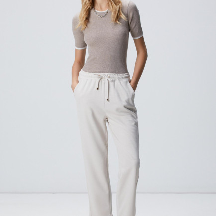 Network Kadın Bej Dikiş Detaylı Casual Pantolon Network Kadın Bej Dikiş Detaylı Casual Pantolon