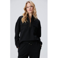 Network Kadın Siyah Fermuarlı Sweatshirt Network Kadın Siyah Fermuarlı Sweatshirt