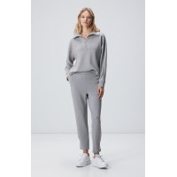 Network Kadın Gri Paçası Pile Detaylı Eşofman Network Kadın Gri Paçası Pile Detaylı Eşofman