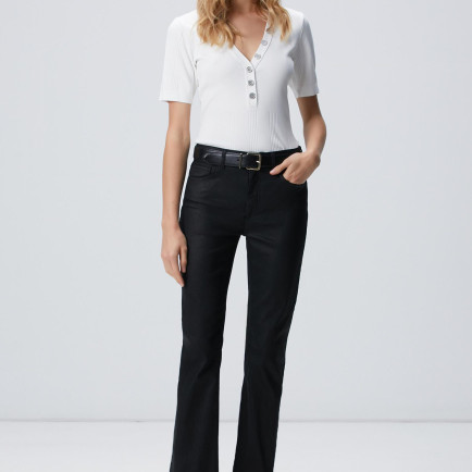 Network Kadın Siyah Kaplama Casual Pantolon Network Kadın Siyah Kaplama Casual Pantolon