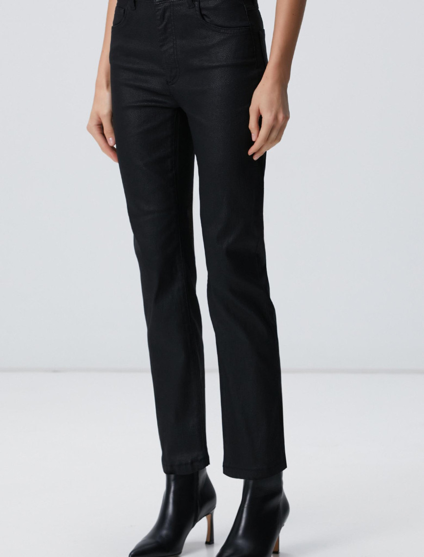 Network Kadın Siyah Kaplama Casual Pantolon Network Kadın Siyah Kaplama Casual Pantolon