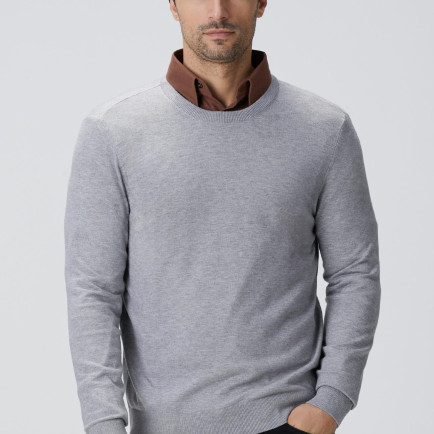 Network Erkek Gri Melanj Triko Kazak Network Erkek Gri Melanj Triko Kazak