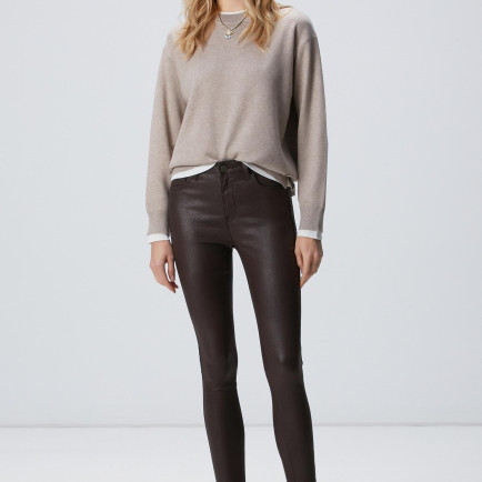 Network Kadın Kahverengi Kaplamalı Casual Pantolon Network Kadın Kahverengi Kaplamalı Casual Pantolon