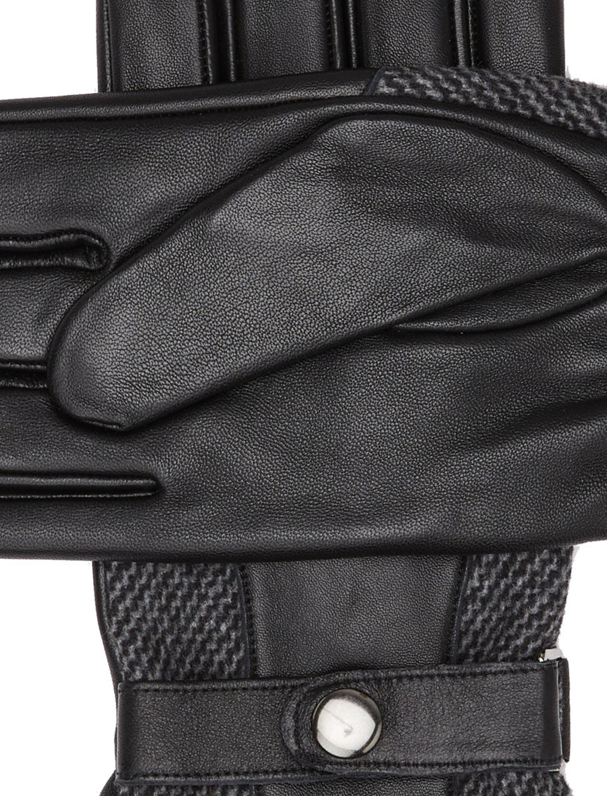 Network Erkek Siyah Deri Eldiven Network Erkek Siyah Deri Eldiven