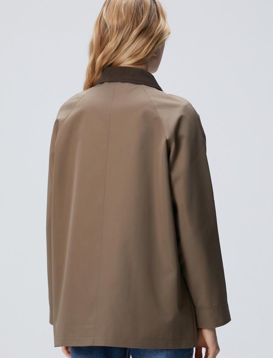 Network Kadın Haki Pardösü Network Kadın Haki Pardösü